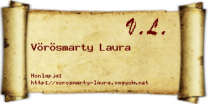 Vörösmarty Laura névjegykártya